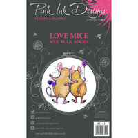 Pink Ink Designs - Clear Photopolymer Stamps - A7 - Love Mice