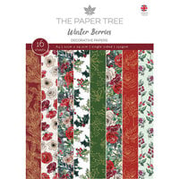 The Paper Tree - Winter Berries Collection - A4 Decorative Paper Pad