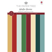 The Paper Tree - Winter Berries Collection - A4 Essential Colour Card Pack