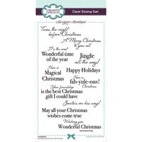 Creative Expressions - Designer Boutique Collection - Christmas - Clear Photopolymer Stamps - Slimline - Most Wonderful Time Of The Year