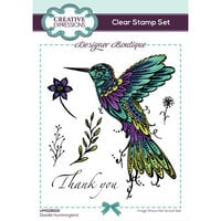 Creative Expressions - Designer Boutique Collection - Clear Photopolymer Stamps - Doodle Hummingbird