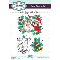 Creative Expressions - Designer Boutique Collection - Christmas - Clear Photopolymer Stamps - Jingle All The Way