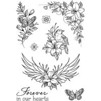 Creative Expressions - Designer Boutique Collection - Clear Photopolymer Stamps - Tranquil Garden