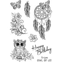 Creative Expressions - Designer Boutique Collection - Clear Photopolymer Stamps - From Owl Of Us