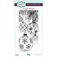 Creative Expressions - Designer Boutique Collection - Christmas - Pre-Cut Mounted Rubber Stamps - Bauble Bough