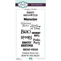 Creative Expressions - Designer Boutique Collection - Halloween - Clear Photopolymer Stamps - DL - Ghostly Greetings
