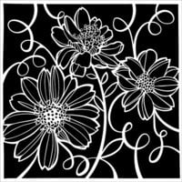The Crafter's Workshop - 12 x 12 Stencils - Tangled Flora