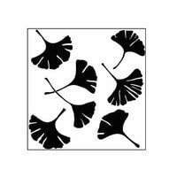 The Crafter's Workshop - 6 x 6 Stencils - Mini Ginkgo Leaves
