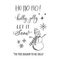 The Crafter's Workshop - Clear Photopolymer Stamps - Holly Jolly