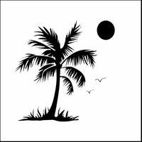 The Crafter's Workshop - 6 x 6 Doodling Templates - Mini Palm Tree