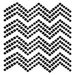 The Crafter's Workshop - 12 x 12 Doodling Template - Chevron Tiles