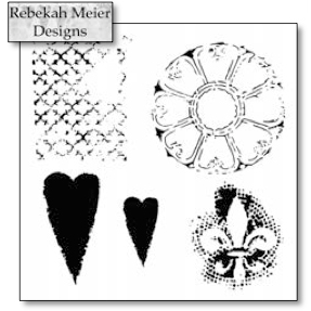 The Crafter's Workshop - 12 x 12 Doodling Template - Gothic Romance
