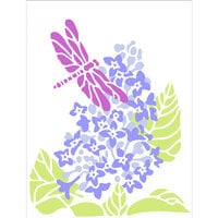 The Crafter's Workshop - 4-In-1 Layering Stencils - Lilac Dragonfly