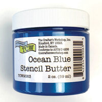 The Crafter's Workshop - Stencil Butter - Ocean Blue