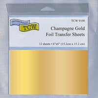 The Crafter's Workshop - Foil Transfer Sheets - Champagne Gold