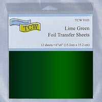The Crafter's Workshop - Foil Transfer Sheets - Lime Green