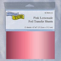 The Crafter's Workshop - Foil Transfer Sheets - Pink Lemonade