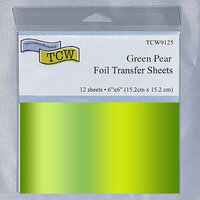 The Crafter's Workshop - Foil Transfer Sheets - Green Pear