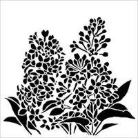 The Crafter's Workshop - 6 x 6 Stencils - Lilacs