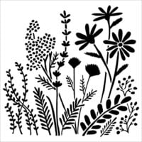 The Crafter's Workshop - 12 x 12 Stencils - Summer Meadow