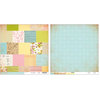 Advantus - The Girls Paperie - Paper Girl Collection - 12 x 12 Double Sided Paper - Vintage Patchwork