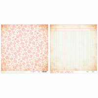 Advantus - The Girls Paperie - Paper Girl Collection - 12 x 12 Double Sided Paper - Shabby Flower
