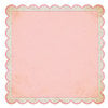 Advantus - The Girls Paperie - Paper Girl Collection - 12 x 12 Die Cut Paper - Newsprint Scallop