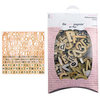 The Girls Paperie - Paper Girl Collection - Chipboard Alphabet - Eclectic