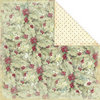 Creative Imaginations - Night Divine Collection - Christmas - 12 x 12 Double Sided Paper - Winter Holly, BRAND NEW