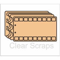 Clear Scraps - Chipboard Album - Theatre Album