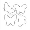 Clear Scraps - Clear Acrylic Shapes - Butterflies