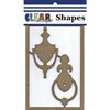 Clear Scraps - Chipboard Embellishments - Door Knockers