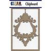 Clear Scraps - Chipboard Embellishments - Ornate Lock