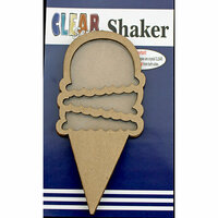 Clear Scraps - Shakers - Ice Cream Cone