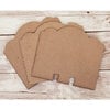 Clear Scraps - Memory Dex Collection - Chipboard Dividers - Scallop