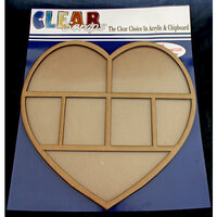 Clear Scraps - 12 x 12 Printer Tray - Heart
