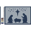 Clear Scraps - Christmas - Mascils - 4 x 6 Masking Stencil - Nativity