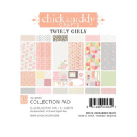 Chickaniddy Crafts - Twirly Girly Collection - 6 x 6 Paper Pad
