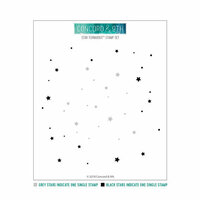 Concord and 9th - Turnabout Collection - Clear Photopolymer Stamps - Star