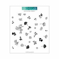 Concord and 9th - Turnabout Collection - Clear Photopolymer Stamps - Lovely Blossoms