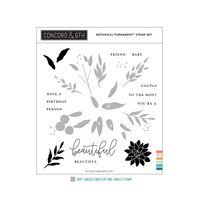 Concord and 9th - Turnabout Collection - Clear Photopolymer Stamps - Botanical