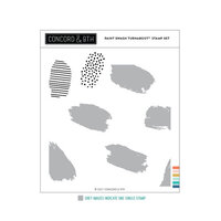 Concord and 9th - Turnabout Collection - Clear Photopolymer Stamps - Paint Swash
