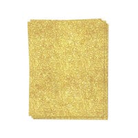 Concord and 9th - 8.5 x 11 Glitter Paper - Gold - 6 Pack