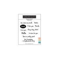 Concord and 9th - Shoppe Collection - Clear Photopolymer Stamps - Book Shoppe