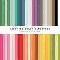 Concord and 9th - 8.5 x 11 Cardstock - Assorted Color Pack - 48 Colors