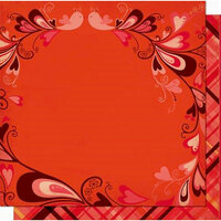 Cosmo Cricket - Chemistry Collection - Valentines - 12 x 12 Double Sided Paper - Togetherness, CLEARANCE