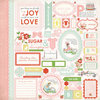 Carta Bella Paper - Baby Mine Collection - Girl - 12 x 12 Cardstock Stickers - Elements