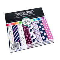 Catherine Pooler Designs - Make A Wish Collection - 6 x 6 Patterned Paper Pack - Cupcakes and Candles