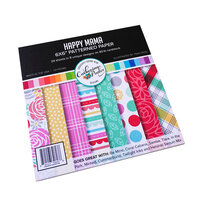 Catherine Pooler Designs - Magnificent Mom Collection - 6 x 6 Patterned Paper Pack - Happy Mama