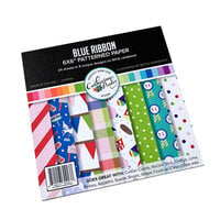 Catherine Pooler Designs - Fair Play Collection - 6 x 6 Patterned Paper Pack - At The Fair - Blue Ribbon